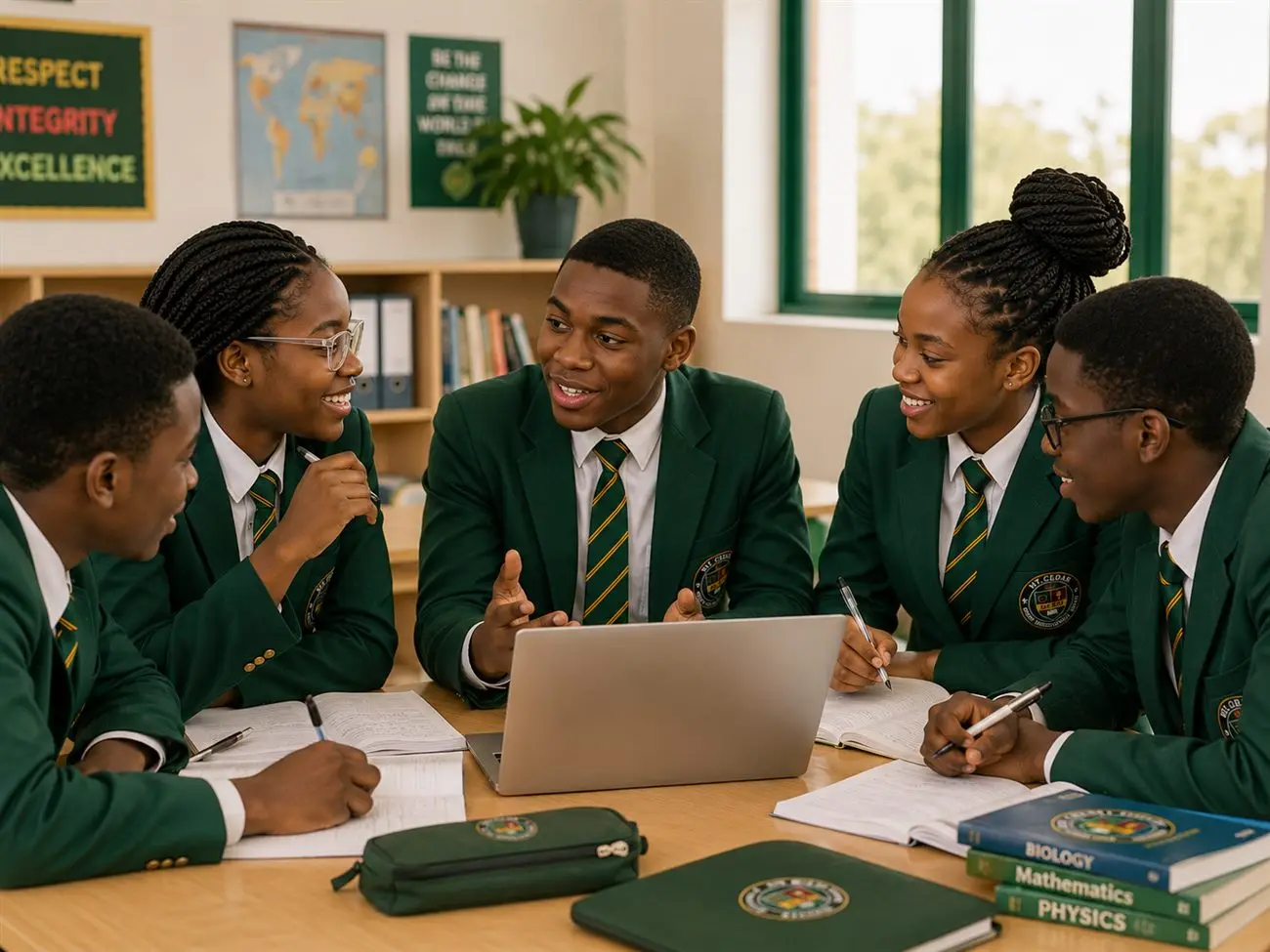 Primary pupils in collaborative study